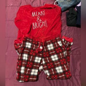 Rae Dunn Christmas pajama set